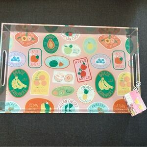 C&C California Fruits From Paradise Design Acrylic Serving Tray